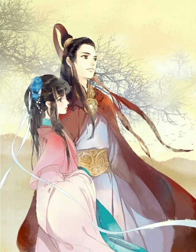 25張超甜情侶古風(fēng)圖片，只愿得一人心