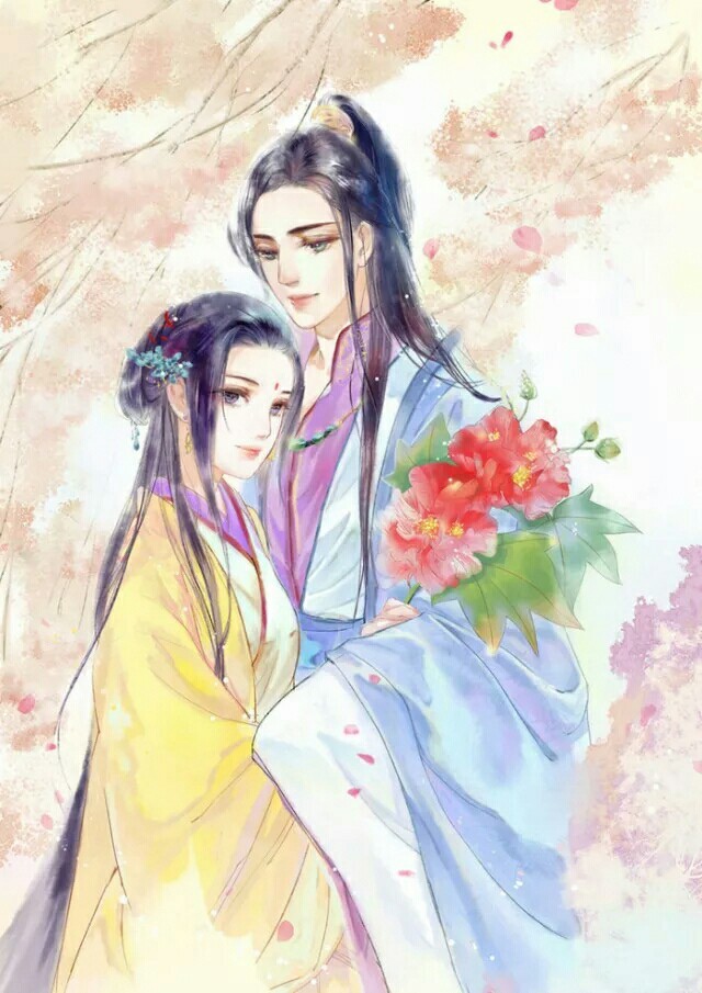 25張超甜情侶古風(fēng)圖片，只愿得一人心