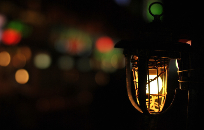 中式燈具之美，美燈配美景美哉