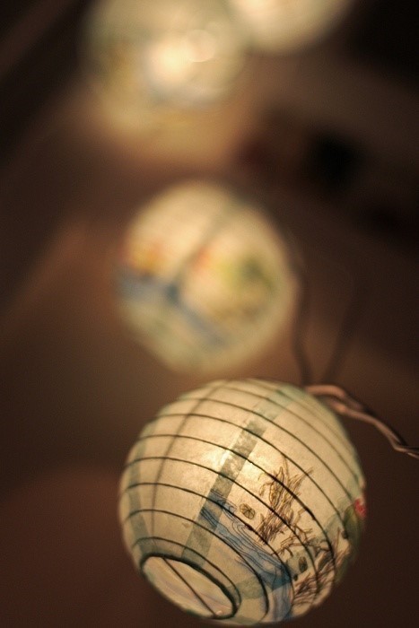 中式燈具之美，美燈配美景美哉