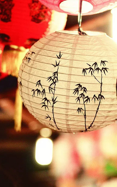 中式燈具之美，美燈配美景美哉