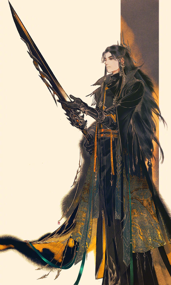 手繪劍三游戲人物成男圖片，超帥美男古風(fēng)圖集