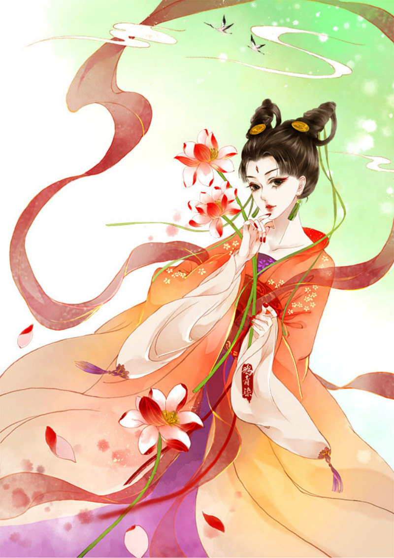 迷人的古風(fēng)圖片女子，超美古風(fēng)女子圖集(47張)