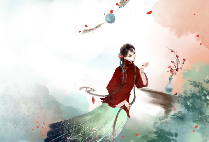 迷人的古風(fēng)圖片女子，超美古風(fēng)女子圖集(47張)