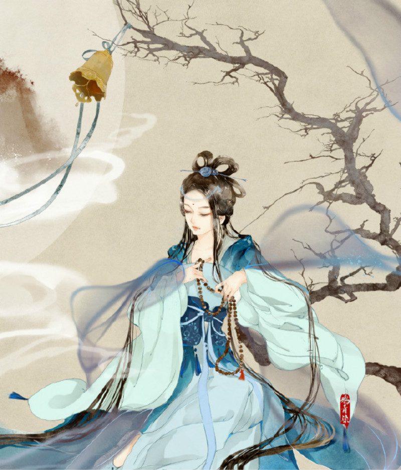 迷人的古風(fēng)圖片女子，超美古風(fēng)女子圖集(47張)