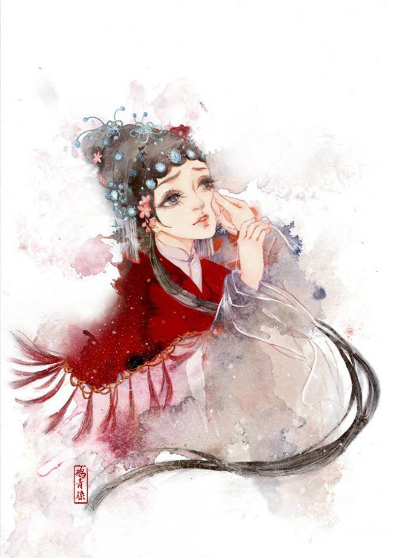 迷人的古風(fēng)圖片女子，超美古風(fēng)女子圖集(47張)