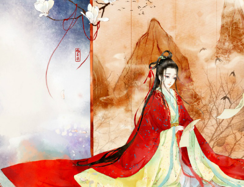 迷人的古風(fēng)圖片女子，超美古風(fēng)女子圖集(47張)