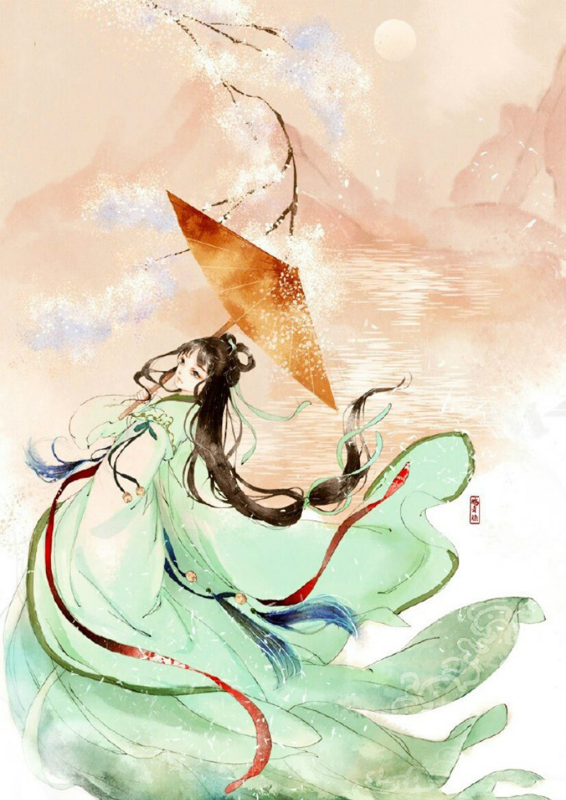 迷人的古風(fēng)圖片女子，超美古風(fēng)女子圖集(47張)