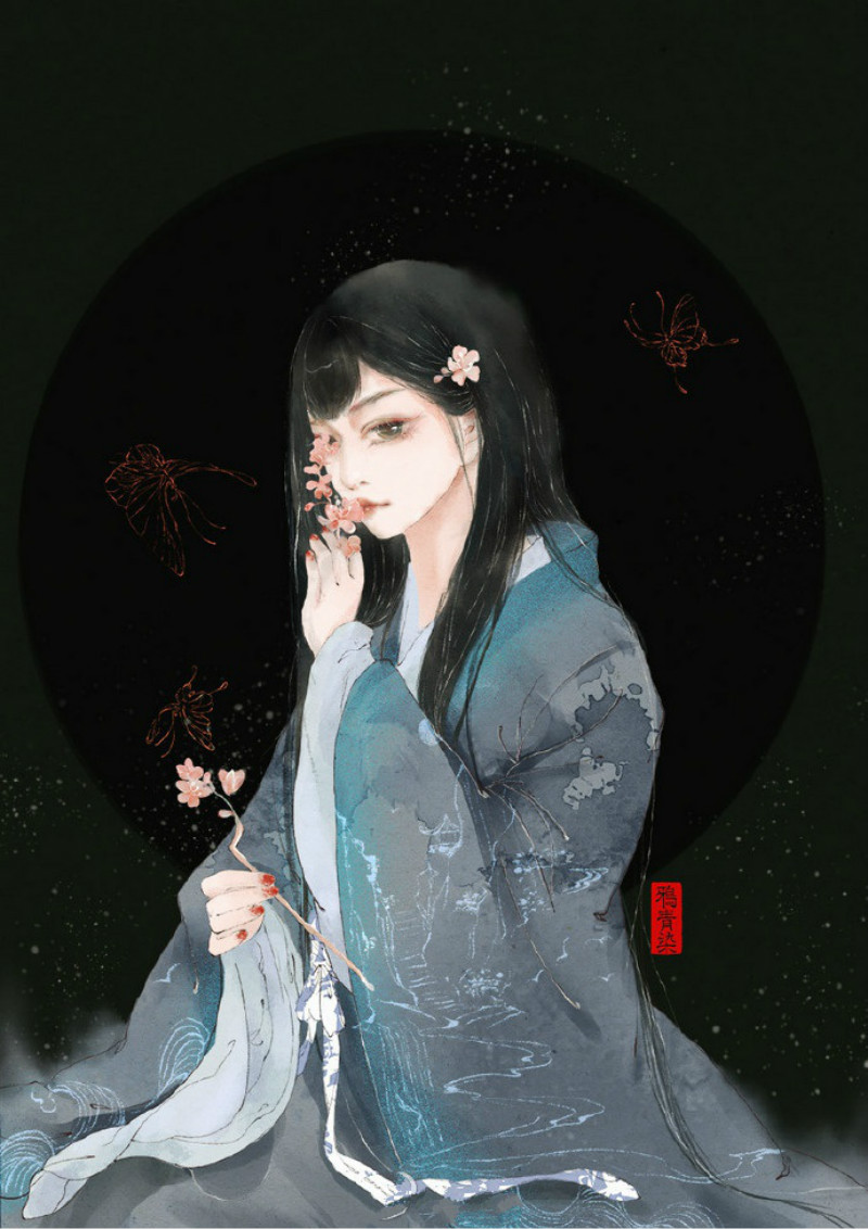 迷人的古風(fēng)圖片女子，超美古風(fēng)女子圖集(47張)