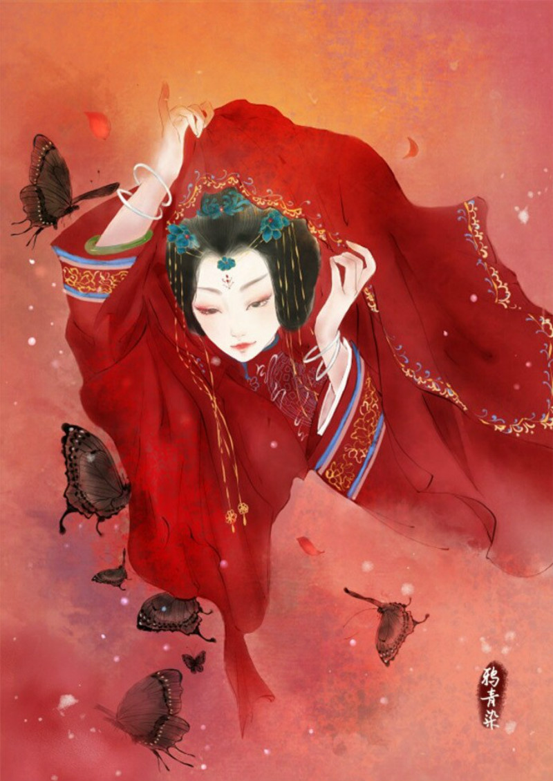 迷人的古風(fēng)圖片女子，超美古風(fēng)女子圖集(47張)