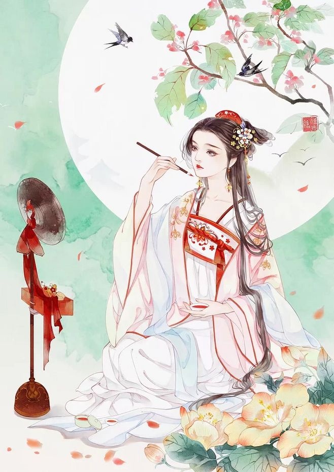 超美古風(fēng)女子圖集(38張)，高清古風(fēng)圖片欣賞