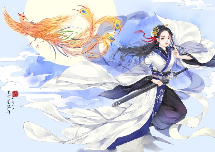 超美古風(fēng)女子圖集(38張)，高清古風(fēng)圖片欣賞