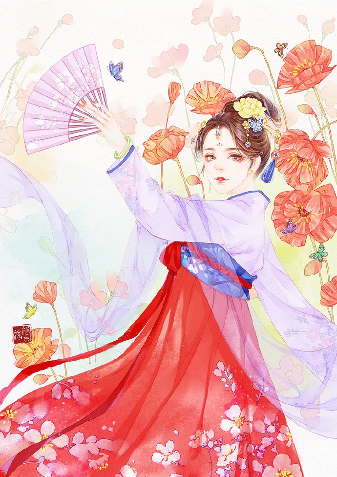 超美古風(fēng)女子圖集(38張)，高清古風(fēng)圖片欣賞