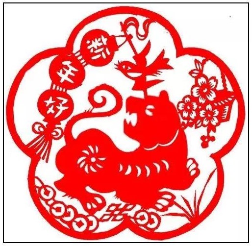 寅——賞“虎”剪紙，23張虎剪紙圖集