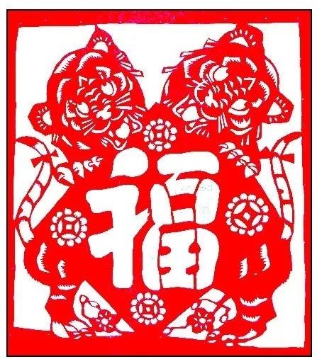 寅——賞“虎”剪紙，23張虎剪紙圖集