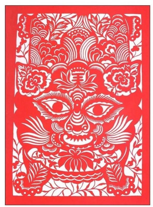 寅——賞“虎”剪紙，23張虎剪紙圖集