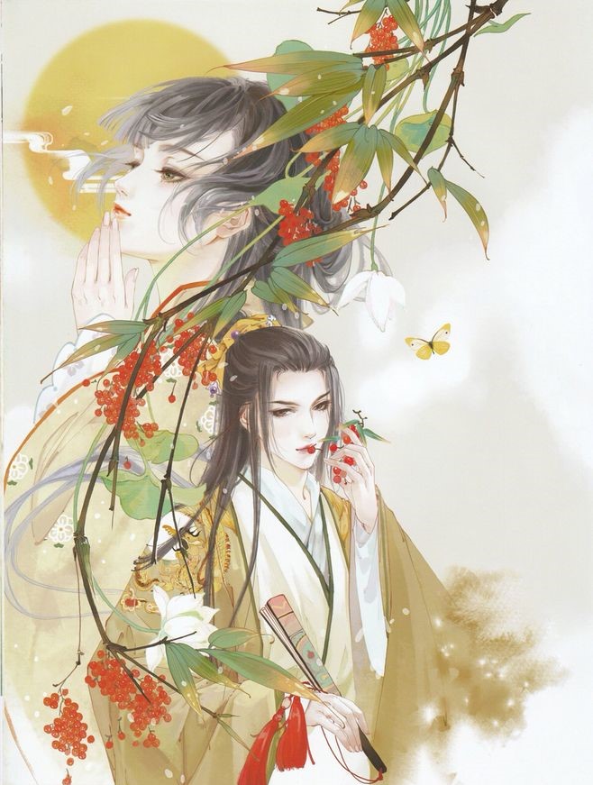 七夕甜蜜古風(fēng)高清圖集，一組唯美古風(fēng)情侶圖片