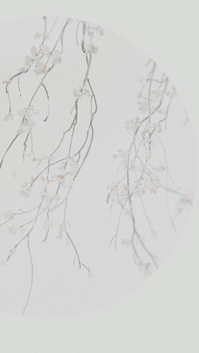 古韻意境之美手機壁紙，淡雅半圓畫面古風(fēng)圖片