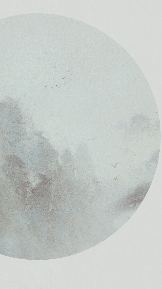 古韻意境之美手機壁紙，淡雅半圓畫面古風(fēng)圖片