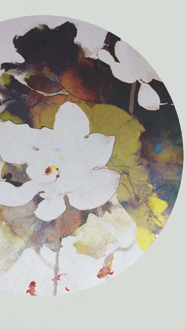 古韻意境之美手機壁紙，淡雅半圓畫面古風(fēng)圖片