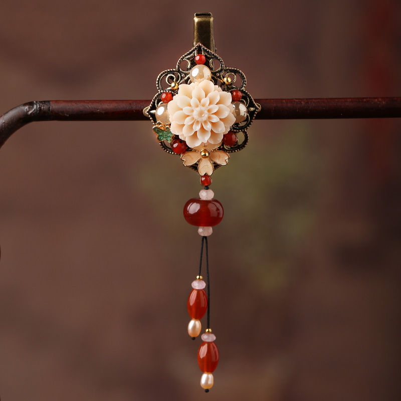 唯美精致古風(fēng)頭飾，樹脂花開的美！