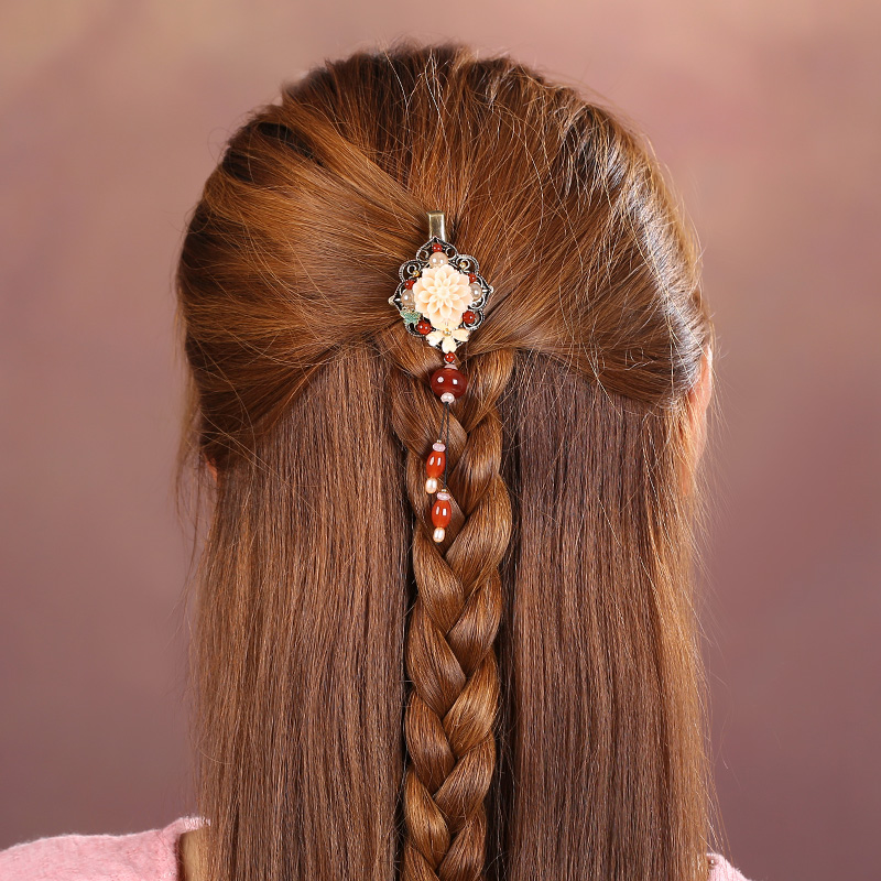 唯美精致古風(fēng)頭飾，樹脂花開的美！