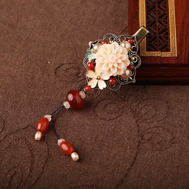 唯美精致古風(fēng)頭飾，樹脂花開的美！