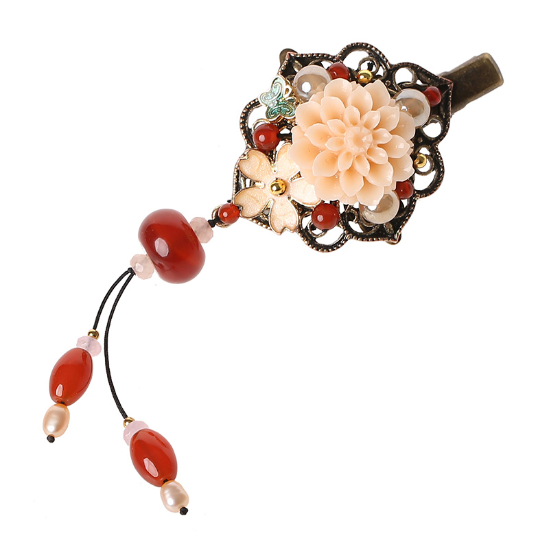 唯美精致古風(fēng)頭飾，樹脂花開的美！