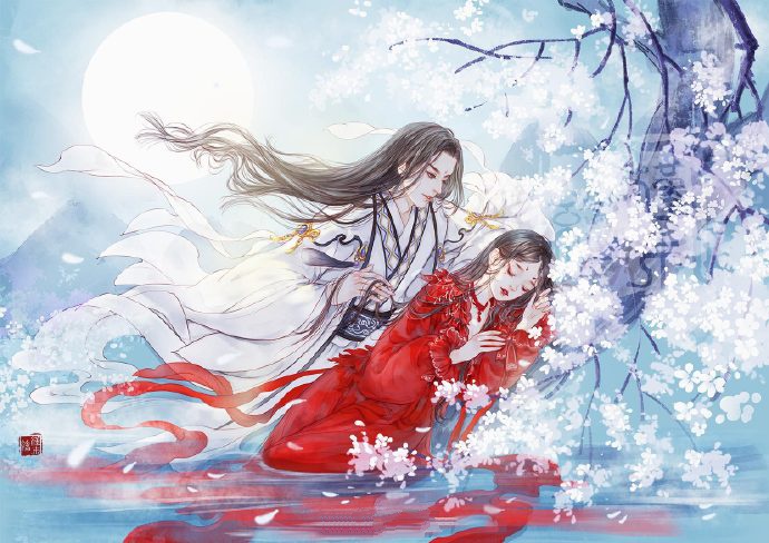 超甜的古風(fēng)情侶圖集，清新唯美古風(fēng)圖片（19張）