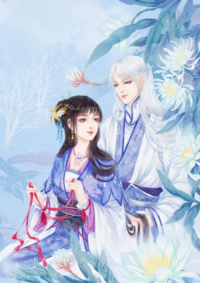 超甜的古風(fēng)情侶圖集，清新唯美古風(fēng)圖片（19張）