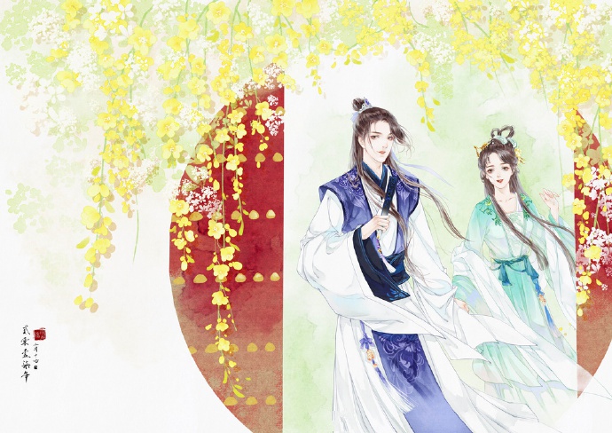 超甜的古風(fēng)情侶圖集，清新唯美古風(fēng)圖片（19張）