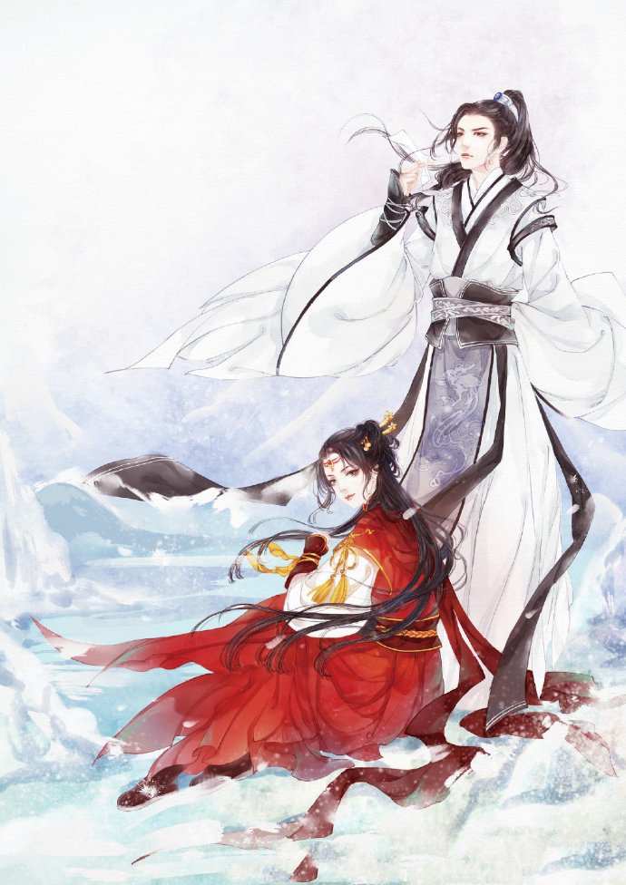 超甜的古風(fēng)情侶圖集，清新唯美古風(fēng)圖片（19張）