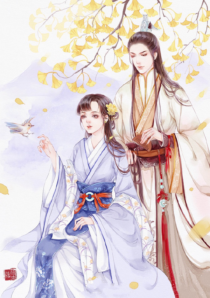 超甜的古風(fēng)情侶圖集，清新唯美古風(fēng)圖片（19張）