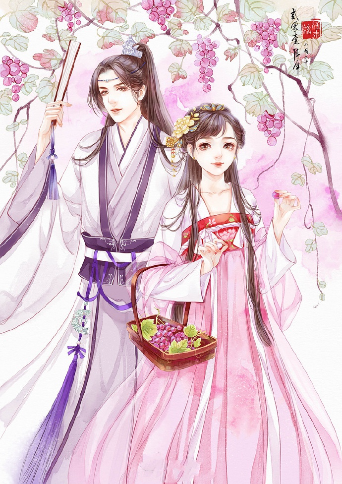 超甜的古風(fēng)情侶圖集，清新唯美古風(fēng)圖片（19張）