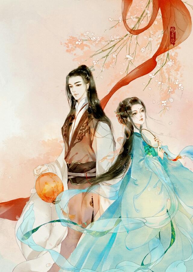 高清古風(fēng)情侶圖集(52張)，超恩愛甜蜜的古風(fēng)圖片