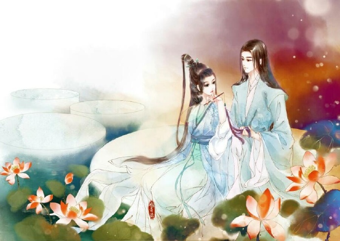 高清古風(fēng)情侶圖集(52張)，超恩愛甜蜜的古風(fēng)圖片