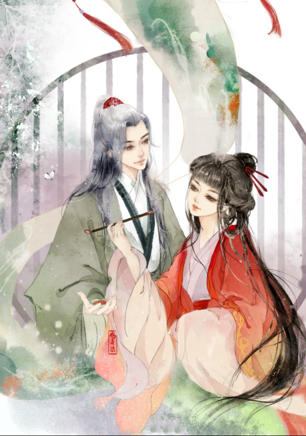 高清古風(fēng)情侶圖集(52張)，超恩愛甜蜜的古風(fēng)圖片