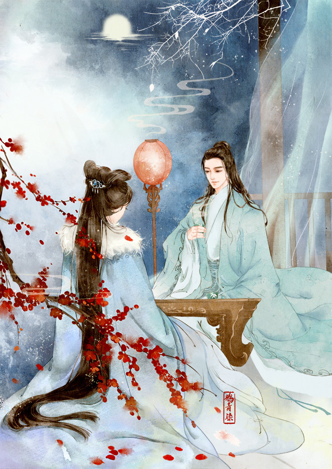 高清古風(fēng)情侶圖集(52張)，超恩愛甜蜜的古風(fēng)圖片