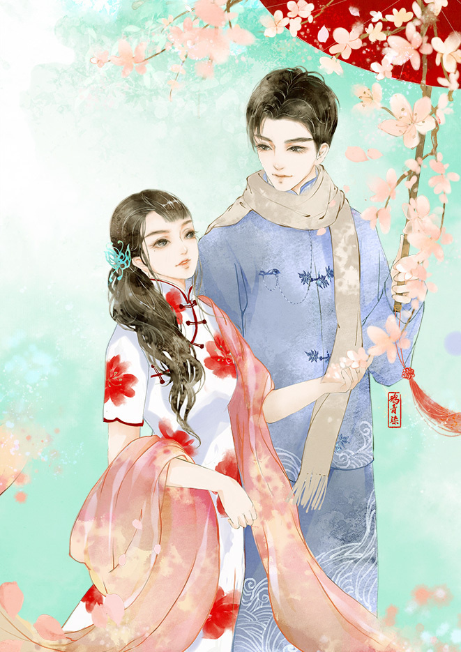 高清古風(fēng)情侶圖集(52張)，超恩愛甜蜜的古風(fēng)圖片