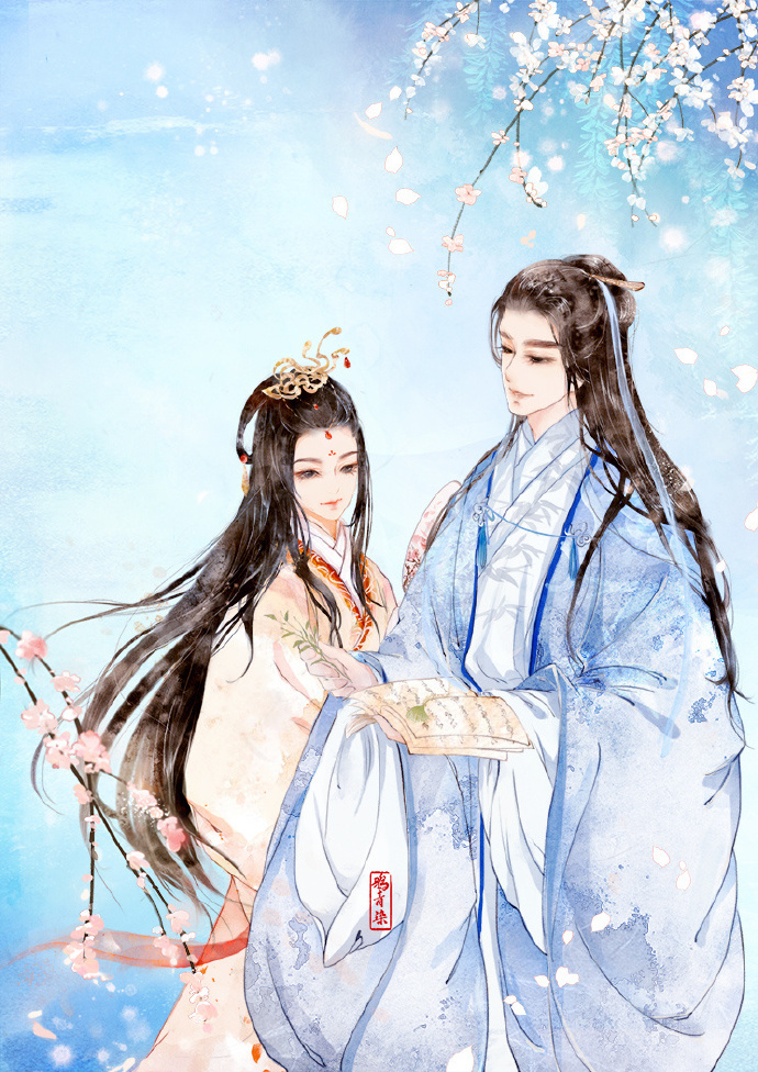 高清古風(fēng)情侶圖集(52張)，超恩愛甜蜜的古風(fēng)圖片