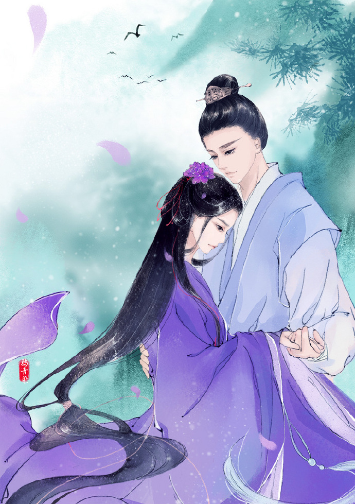 高清古風(fēng)情侶圖集(52張)，超恩愛甜蜜的古風(fēng)圖片