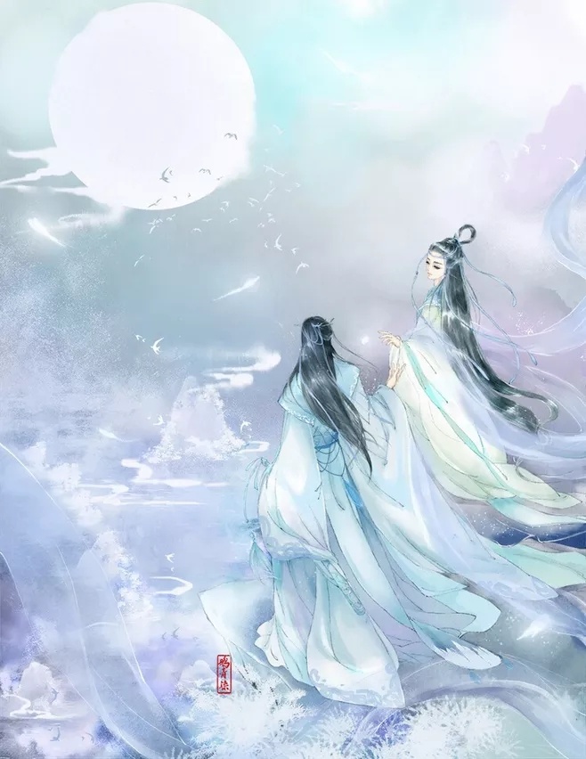 高清古風(fēng)情侶圖集(52張)，超恩愛甜蜜的古風(fēng)圖片