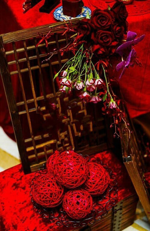 最美中國傳統(tǒng)婚禮，中式婚禮的一抹紅