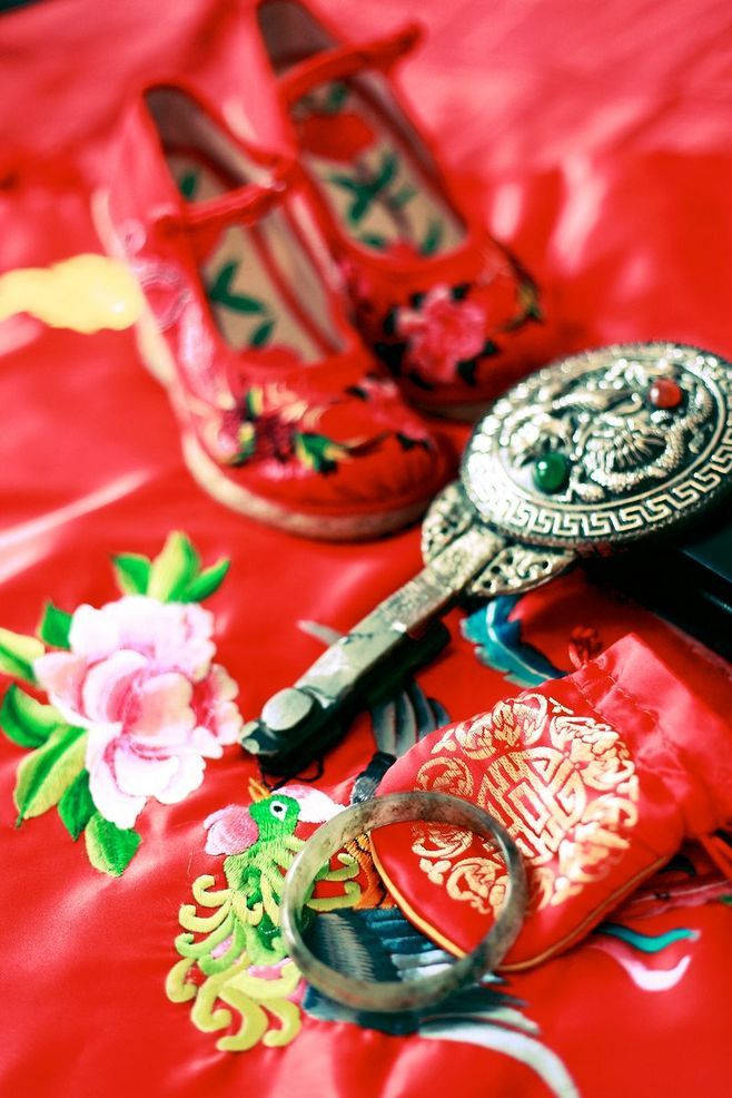 最美中國傳統(tǒng)婚禮，中式婚禮的一抹紅