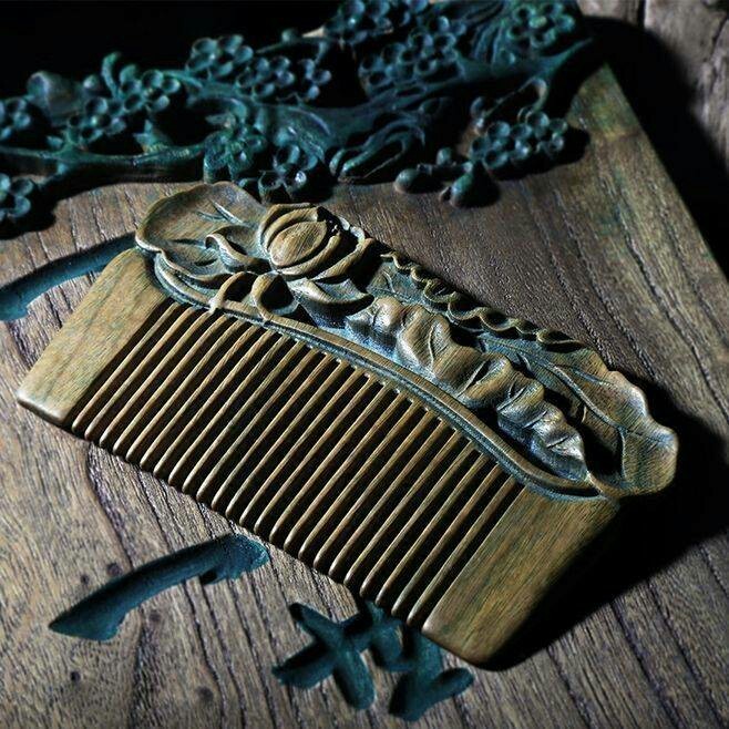 一組古風(fēng)梳子飾品，品味古典韻味之美