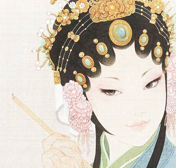 超美的京劇花旦人物圖集，可做頭像的花旦人物