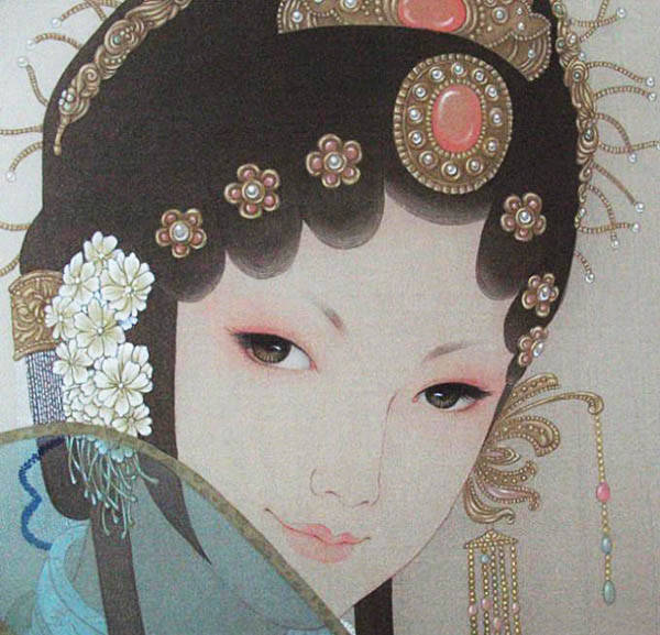 超美的京劇花旦人物圖集，可做頭像的花旦人物