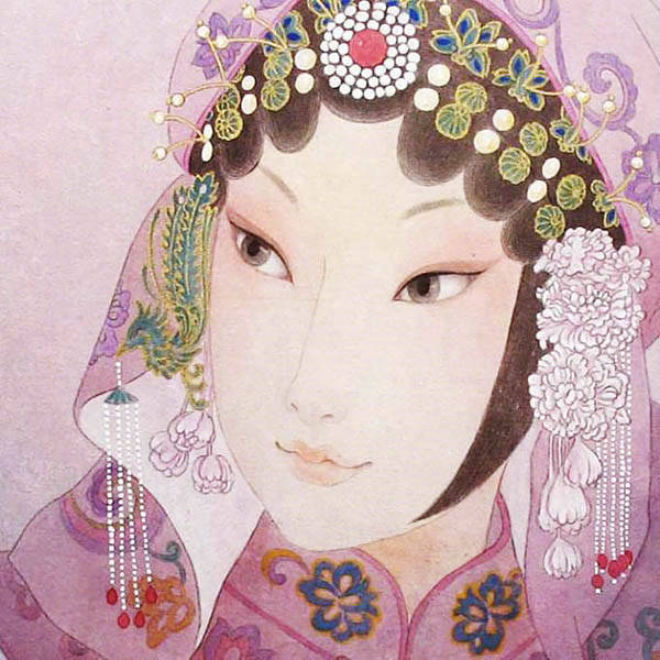 超美的京劇花旦人物圖集，可做頭像的花旦人物