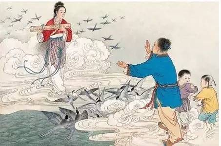 七夕賞最美《牛郎織女》連環(huán)畫，墨浪作品