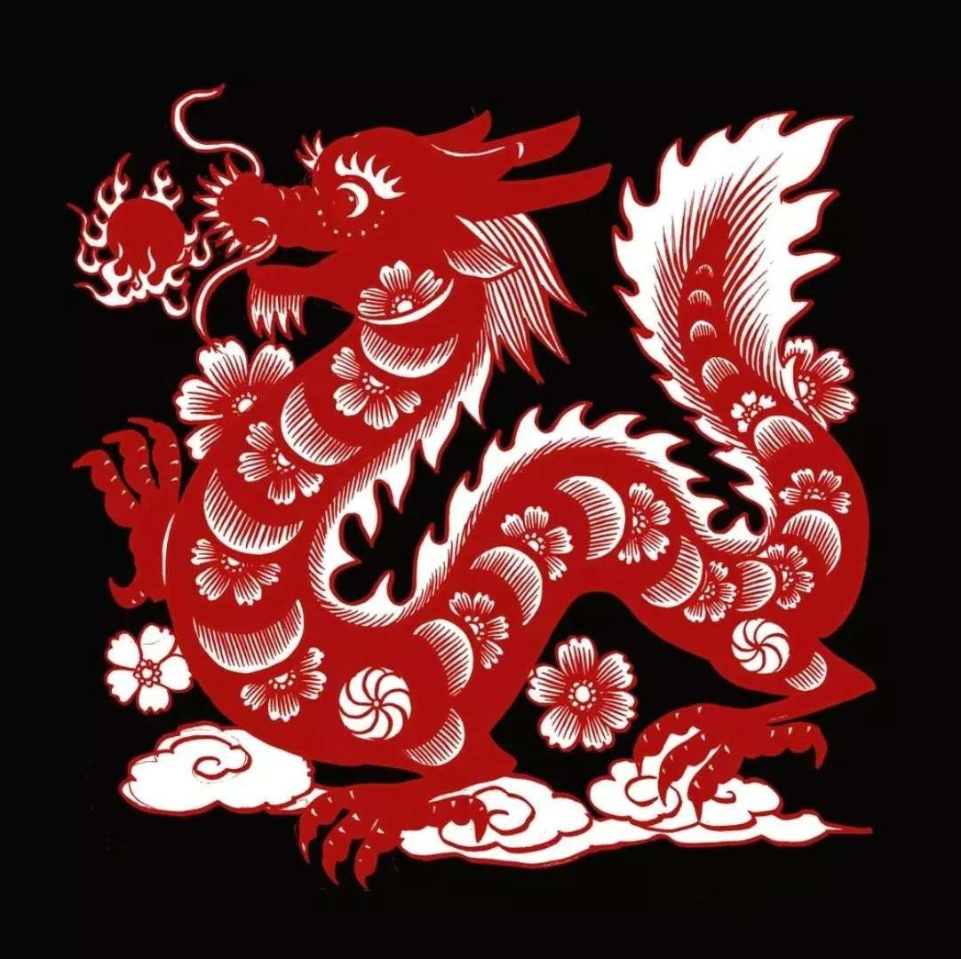 紅與黑的剪紙藝術(shù)，曹文峰十二生肖剪紙作品